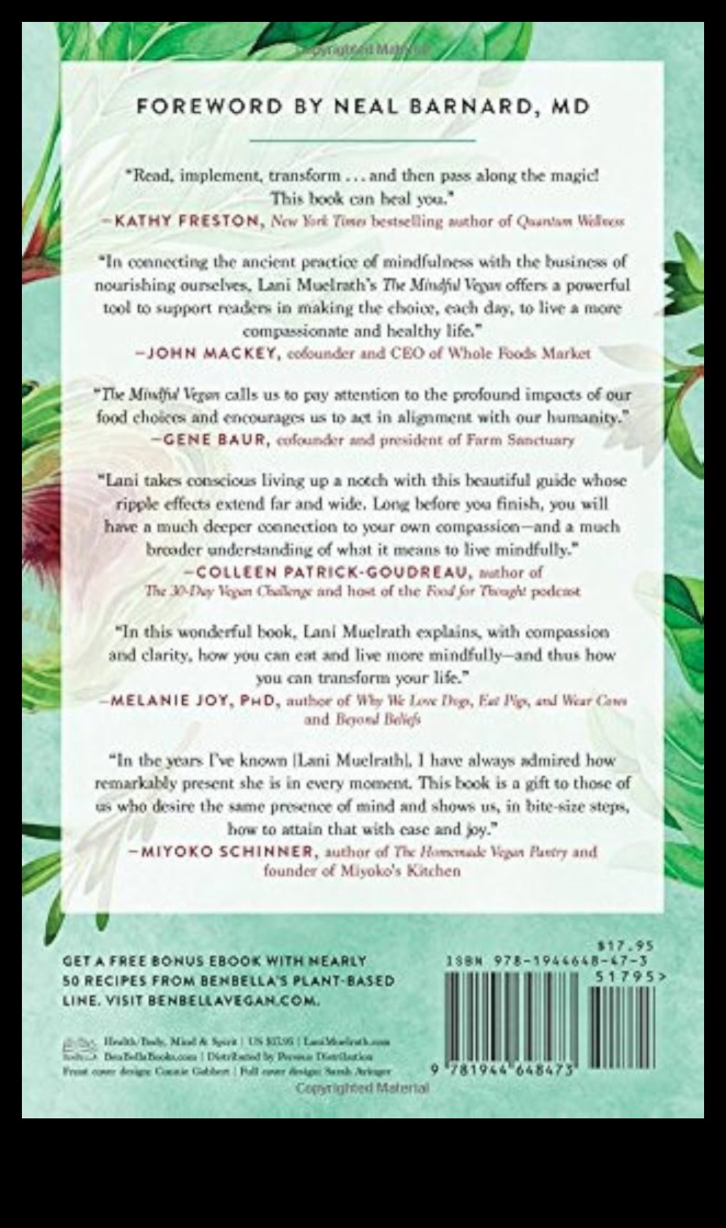 The Mindful Vegan Πώς μια φυτική διατροφή μπορεί να βελτιώσει την ψυχική σας υγεία 3 Βιγκανισμός και συναισθηματική ευεξία: Η σύνδεση μυαλού-σώματος