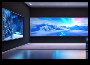 Οπτικοακουστική τέχνη: Εγκαταστάσεις τηλεόρασης και επιτοίχιες οθόνες